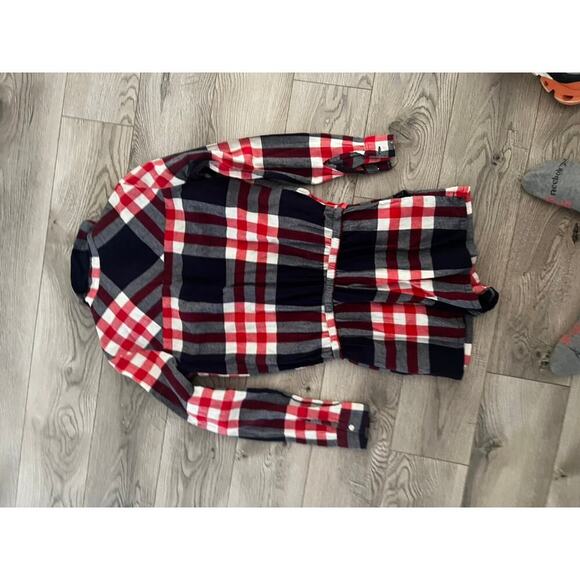 NWT Plaid Y2K Aerie long sleeve with shorts romper size XS cute and stylish - Picture 6 of 7